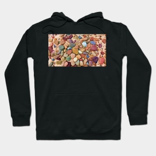 Beach Stones Abstract 4 Hoodie